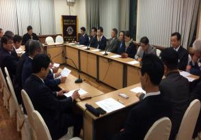 지역부총재, 지대위원장, 회장 간담회